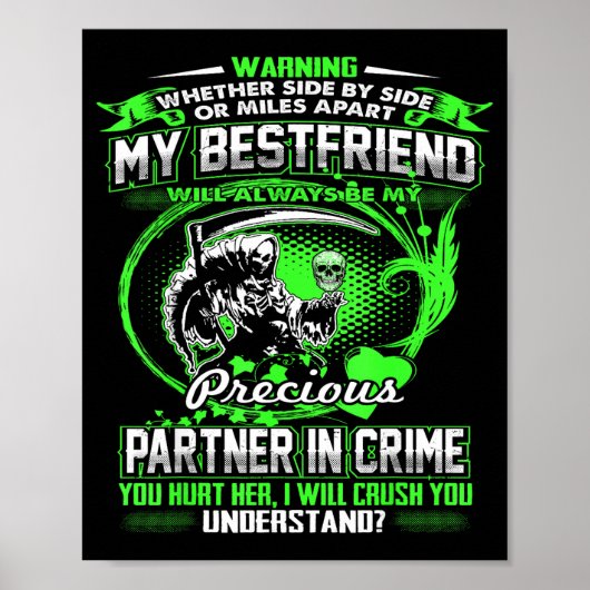 Don't Mess With My Friend  Poster (Voorkant)
