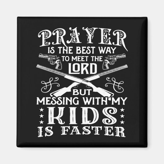 Don't Mess With My Kids! Mom  Magneet (Voorkant)