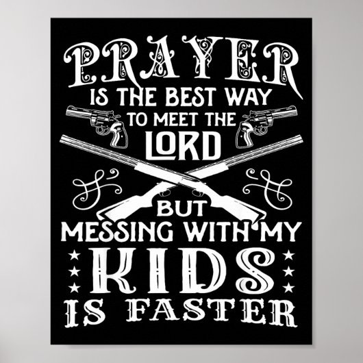 Don't Mess With My Kids! Mom  Poster (Voorkant)