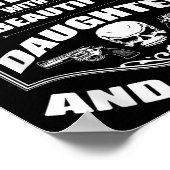 Don't Mess With My Pretty Daughter Shirt Father's  Poster (Hoek)