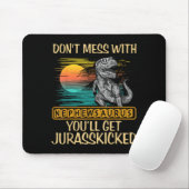 Don't Mess With Nephewsaurus You'll Get Jurkicked  Muismat (Met muis)