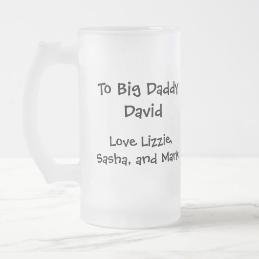 Don't Mess With The Big Dog Beer Mok beroemd gemaa (Links)