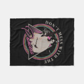 Don't Mess With The Princess +  Fleece Deken (Voorkant (Horizontaal))