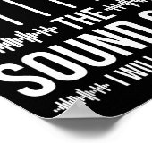 Don't Mess With The Sound Guy, Funny Sound Enginee Poster (Hoek)