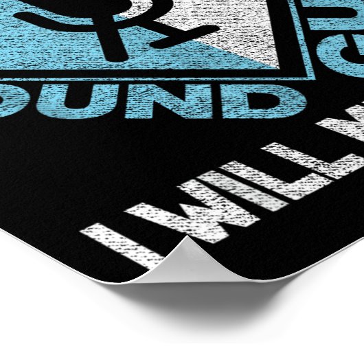 Don't Mess With The Sound Guy Sound Engineer  Poster (Hoek)