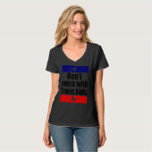 Don't Mess With Trans Kids Texas Protect Trans Kid T-shirt (Voorkant volledig)