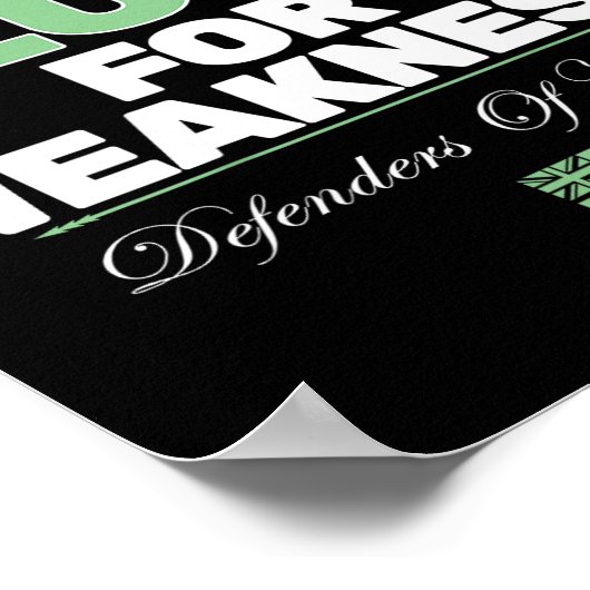 Don't Mistake Aloha For Weakness (on Back)  Poster (Hoek)