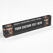 "Don't Mix 'Em" custom desk bord Naambordje