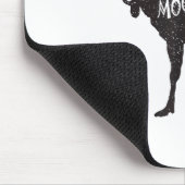 Don't Moose With Me Distressed Animal Lover Gift  Muismat (Hoek)