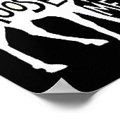 Don't Moose With Me Tee Cute Moose Funny Design Mo Poster (Hoek)