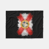 Don't New York My Florida  Fleece Deken (Voorkant (Horizontaal))