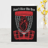 Don't Nice Me Bro Discgolf Speler Sket Anatomisch Kaart (Gele Bloem)