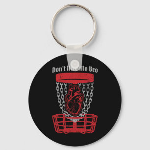 Don't Nice Me Bro Discgolfspeler Sket Anatomisch Sleutelhanger