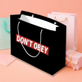 Don't Obey Portland Frog Protest Groot Cadeauzakje