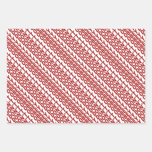 Don't Obey Portland Frog Protest Inpakpapier Vel (Voorkant 3)