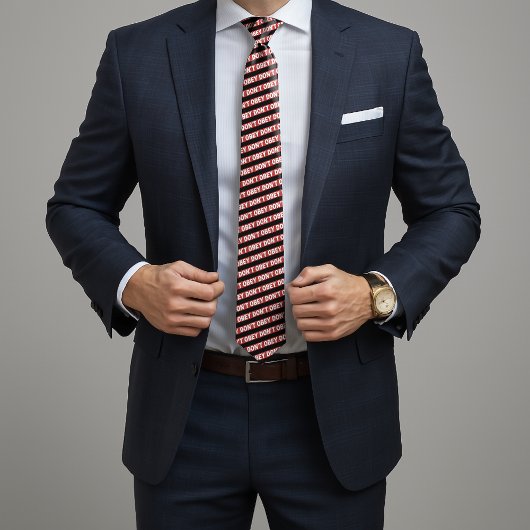 Don't Obey Portland Frog Protest Stropdas