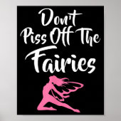 Don't Off The Fairies Fairytale Fantasy Fairy  Poster (Voorkant)