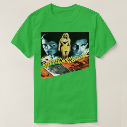 Dont ooit terug naar beneden t-shirt (Design voorkant)