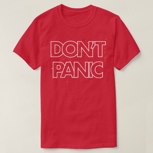 Dont Panic 1 T-shirt (Design voorkant)