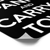 Dont Panic And Carry A Towel  Poster (Hoek)