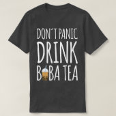 Dont Panic Drink Boba Tea Bubble Tea Premium T-shirt (Design voorkant)