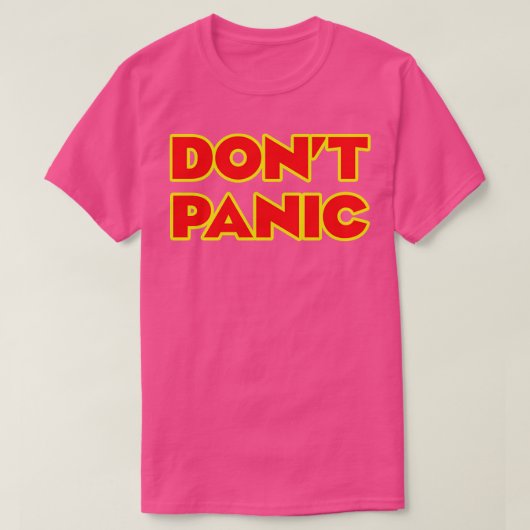 Dont Panic Hoodie T-shirt (Design voorkant)