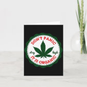 Don't Panic - It Is Organic _ Stay High  Kaart (Voorkant)