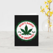 Don't Panic - It Is Organic _ Stay High  Kaart (Gele Bloem)