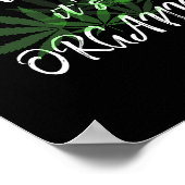 Don't Panic It's Organic Funny Quotes Shirt  Poster (Hoek)