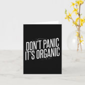 Don't Panic It's Organic  Kaart (Gele Bloem)