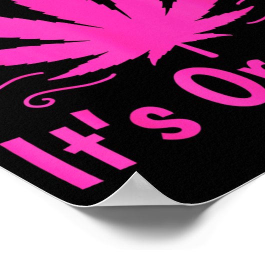 Don't Panic It's Organic Marijuan Weed T Leaf Ston Poster (Hoek)