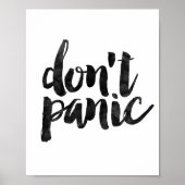 Don't Panic Poster (Voorkant)