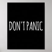 Don't Panic  Poster (Voorkant)