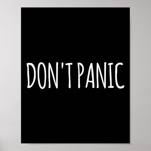 Don't Panic Poster (Voorkant)