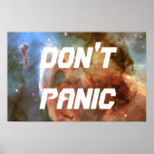 DON'T PANIC POSTER (Voorkant)
