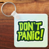Don't Panic premium design sleutelhanger (Voorkant)