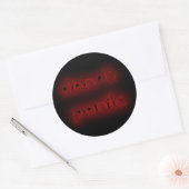 DON'T PANIC RONDE STICKER (Envelop)