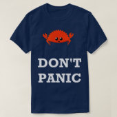 Dont Panic Rustacean Ferris the Crab Rust Programm T-shirt (Design voorkant)