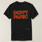 Dont Panic verontrust T-shirt (Design voorkant)