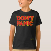 Don't Panic Vintage Distressed Shirt  (Voorkant)