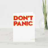 Don't Panic Vintage Distressed Shirt  Kaart (Voorkant)