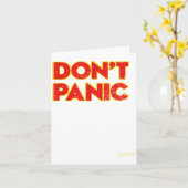 Don't Panic Vintage Distressed Shirt Kaart (Gele Bloem)