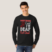 Dont Panic zei dat ik dove dove doven heb. T-shirt (Voorkant volledig)