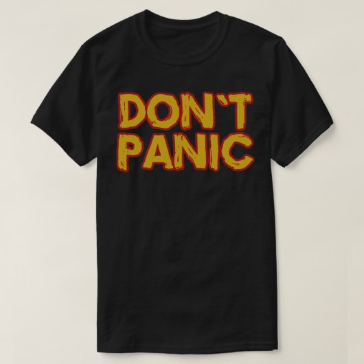 Dont paniek t-shirt (Design voorkant)