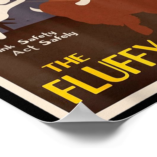 Don't Pet The Fluffy Cows  Poster (Hoek)