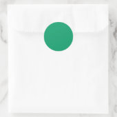 Don't Pinch Me Groen Ronde Sticker (Tas)