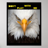 Dont Play With Angry Eagle Poster (Voorkant)