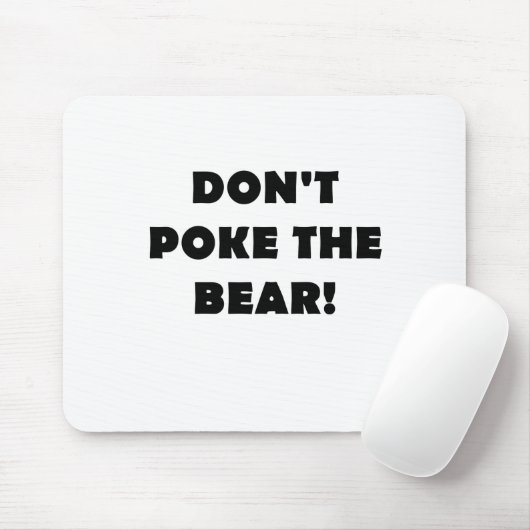 Dont Poke het Beer Muismat (Met muis)