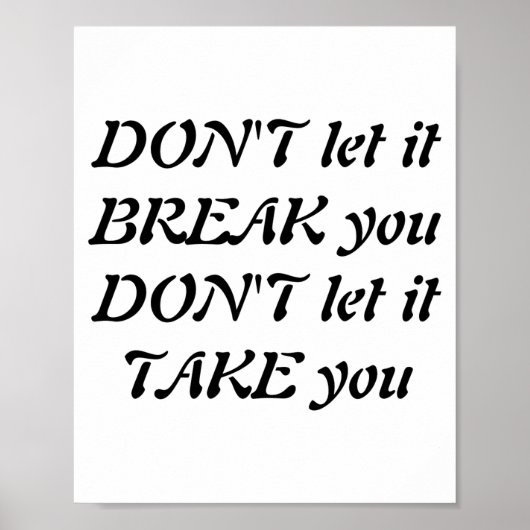 Dont  poster (Voorkant)