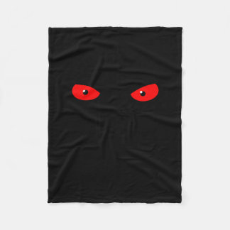 Don't Push My Buttons_ Red Eyes _ Sarcastic Attitu Fleece Deken